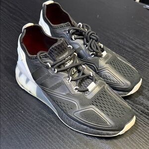 adidas Black and White Athletic Shoes